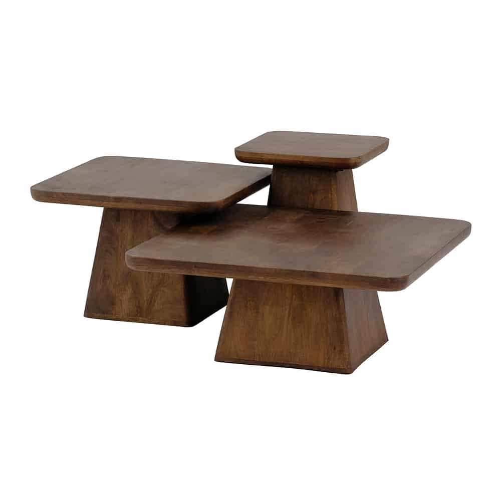 Salontafel Stockholm 80 8211 Mango Bruin Walnoot