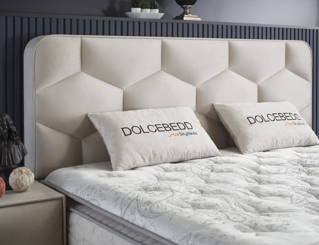 Opbergboxspring Dolcebedd Beige 140x200cm