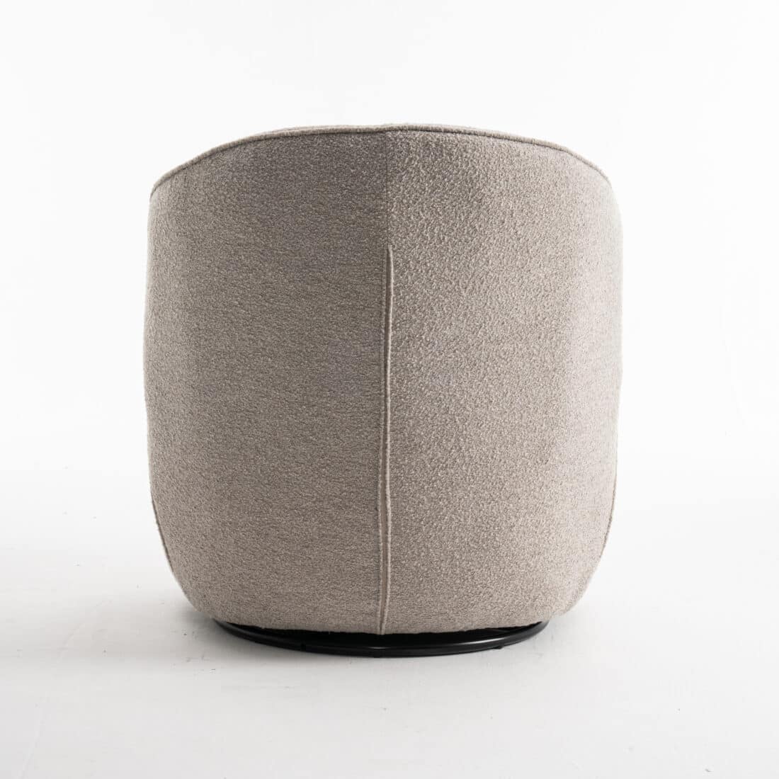Draaifauteuil Sammy 8211 Stof Teddy 01 Natuurlijk
