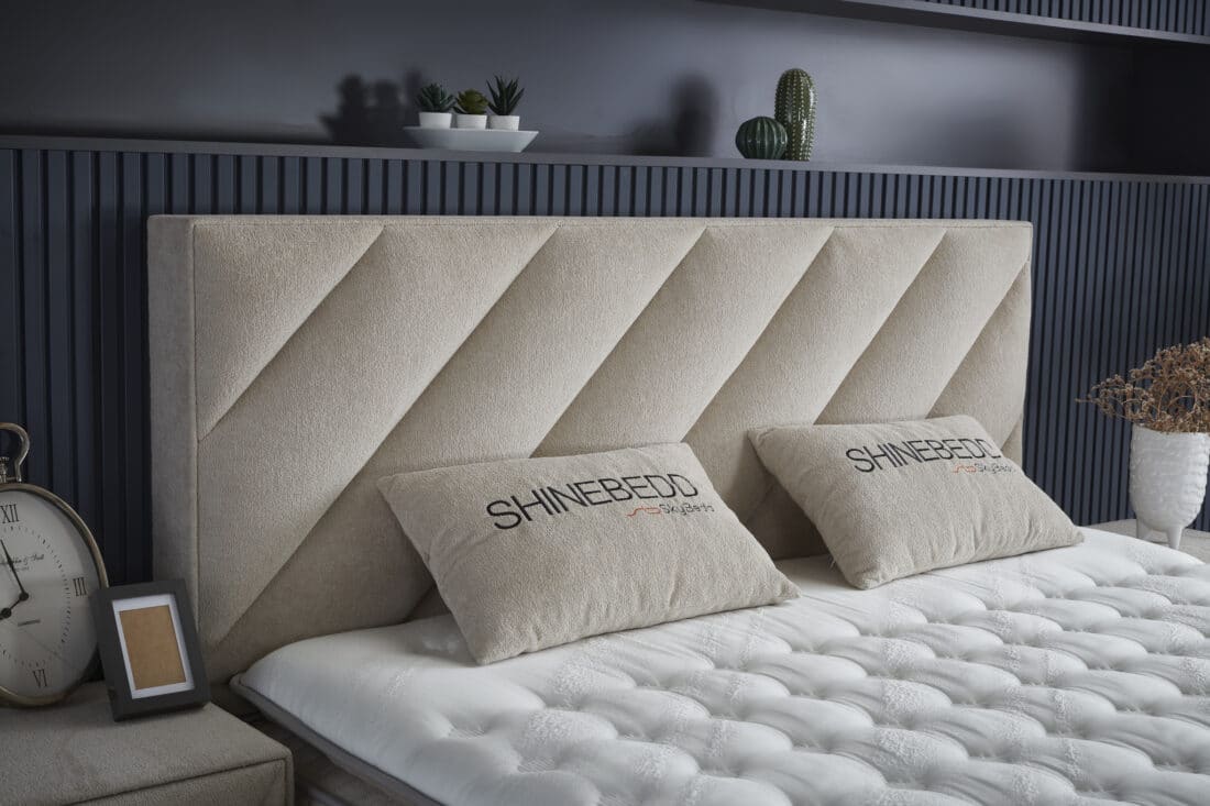 Boxspring Vida Velvet Beige 160x200cm