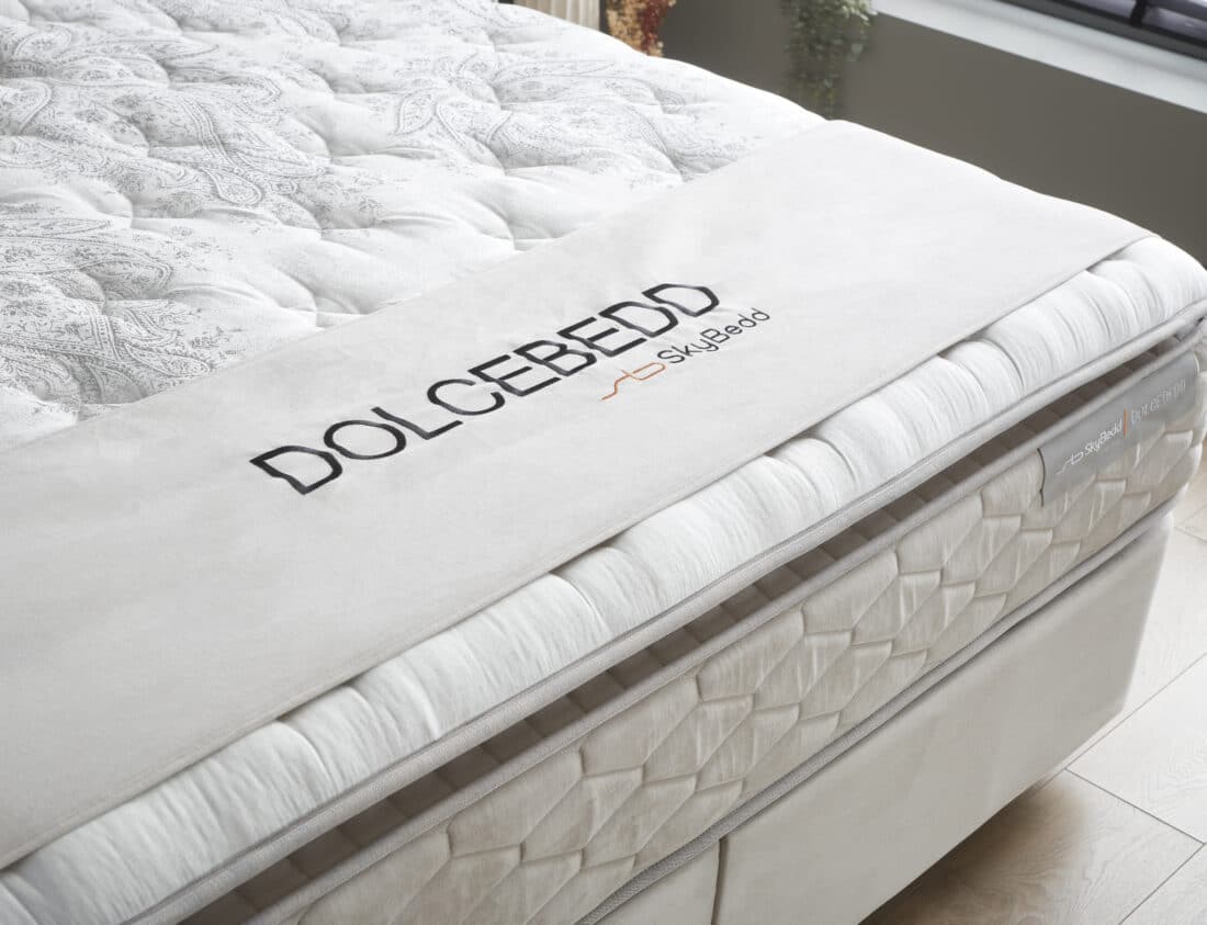 Opbergboxspring Dolcebedd Beige 140x200cm