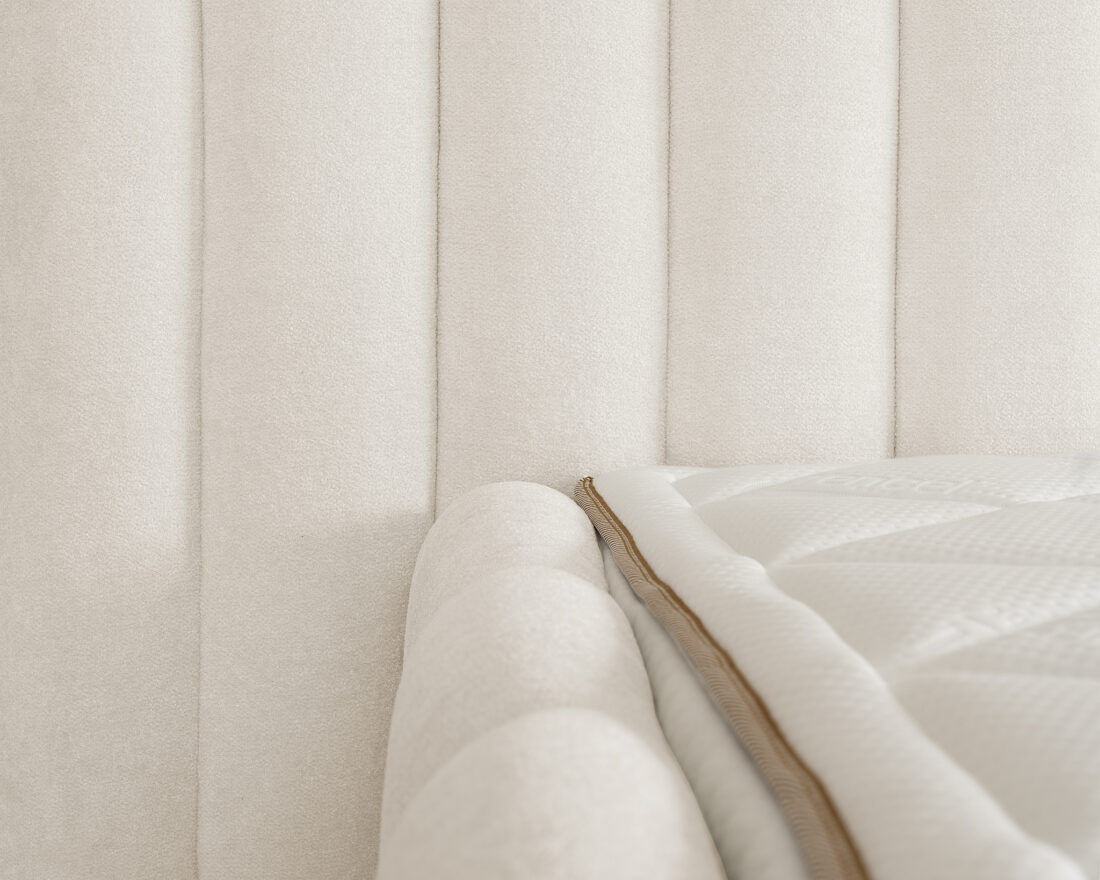 Designbed Adore Chique 180x200cm Beige 8211 Zonder Matras