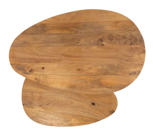 Salontafel Kassel Organisch Set Van 2 Smooth Natural 17mm