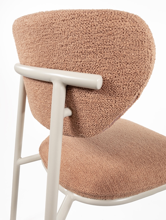 Eetkamerstoel Didi 8211 Beige Frame 8211 Gear 8211 Poeder 209
