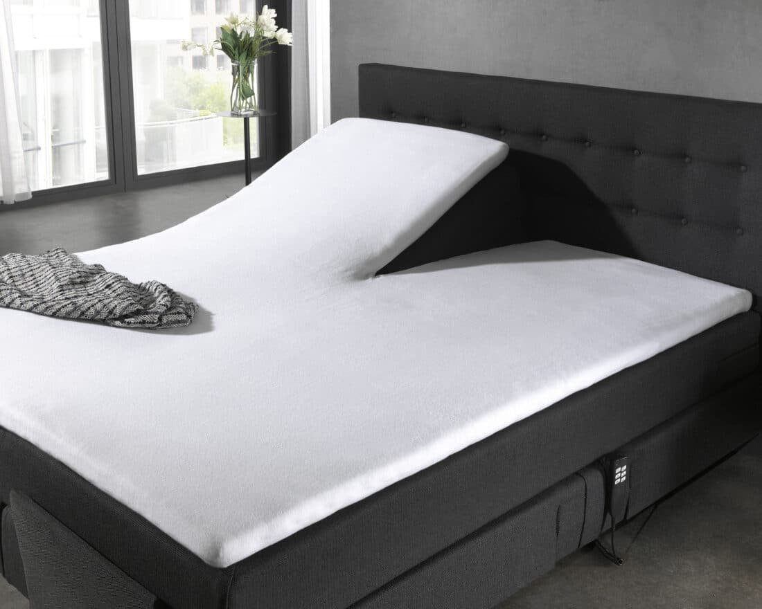 Splittopper Molton Hoeslaken 180 X 200 220