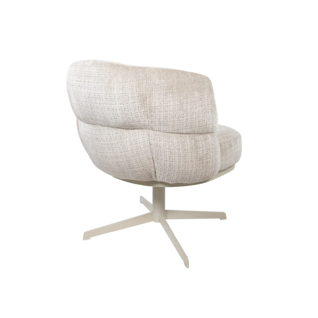 Bijzetfauteuil Jlo 8211 Beige Draaipoot 360 8211 Cremona 8211 Taupe 04