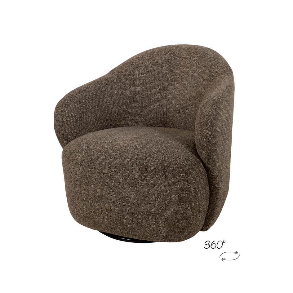 Draaifauteuil Jimi 360 8211 Present 8211 Bruin 440