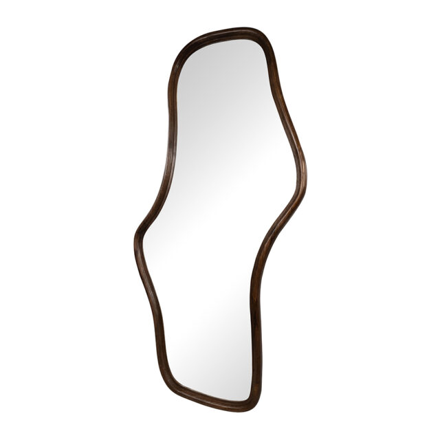 Spiegel Wavy 8211 Golvend 160 8211 Mango Mat Walnoot