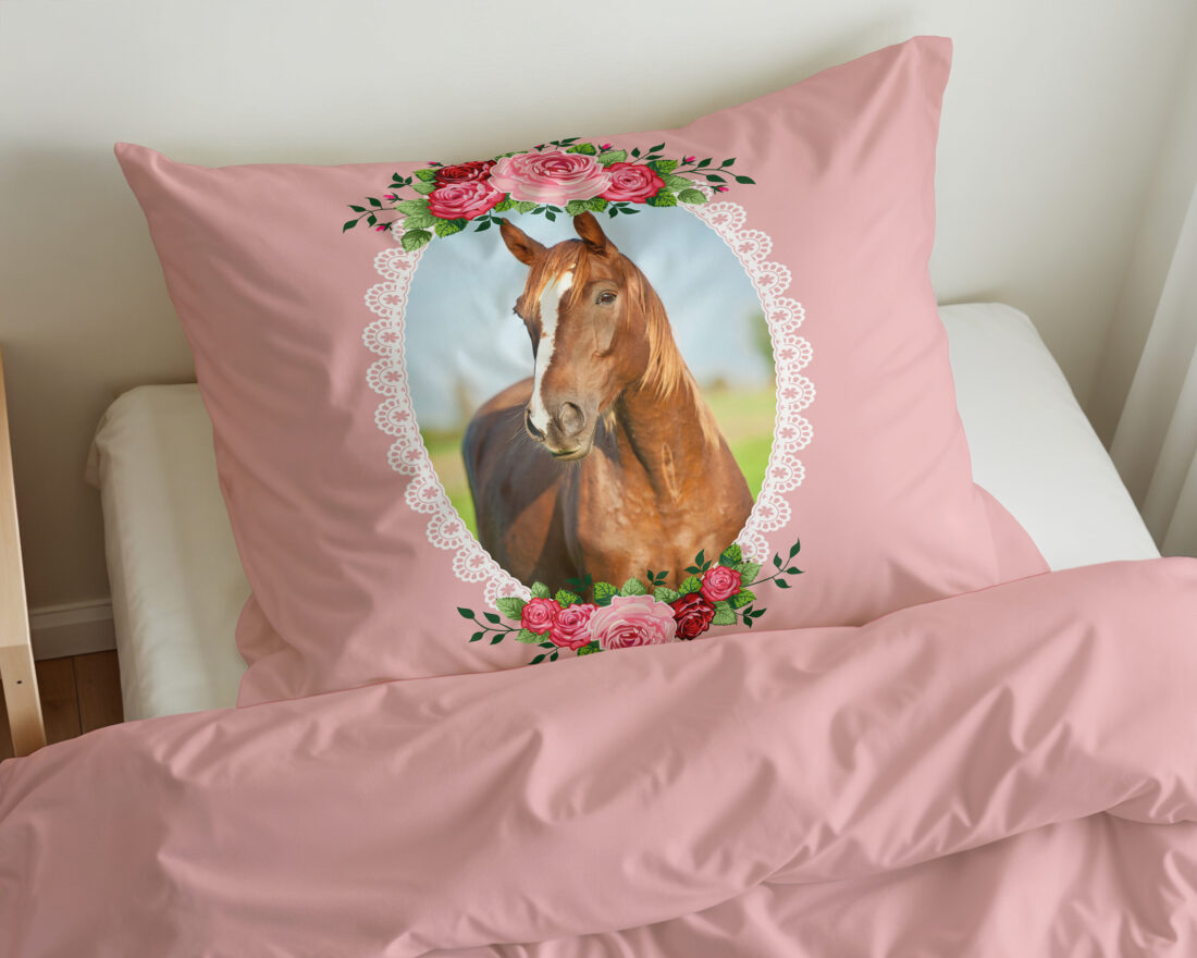 Schattig Paard Roze 140 X 200 220