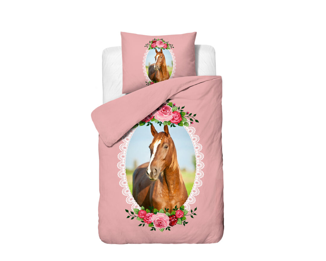 Schattig Paard Roze 140 X 200 220