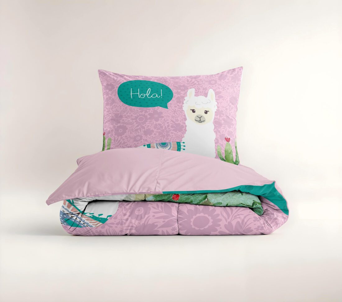 Hallo Lama Roze 140 X 200 220