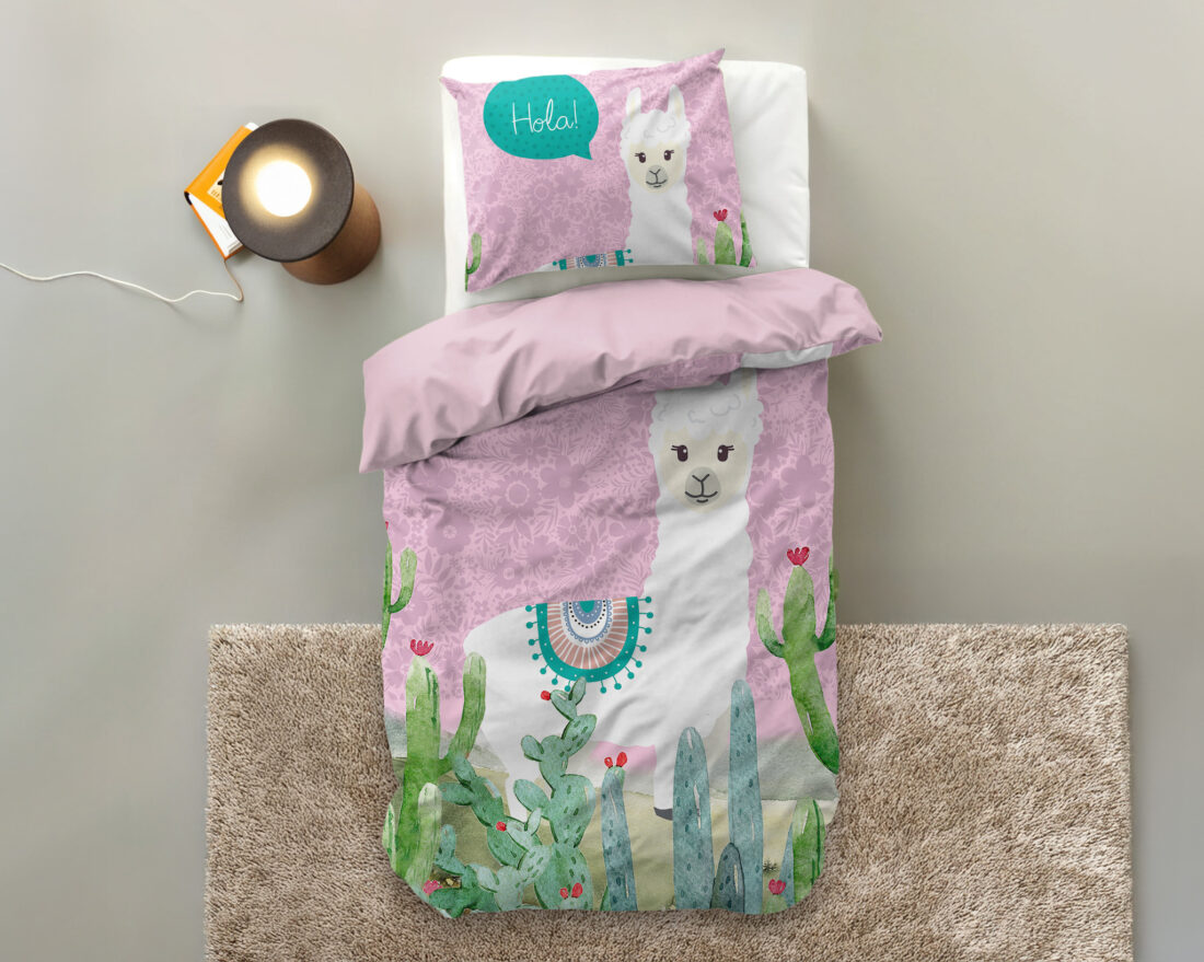 Hallo Lama Roze 140 X 200 220