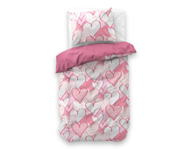 Hearts Love Roze 140 X 200 220