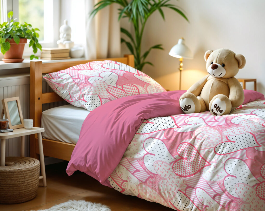 Hearts Love Roze 140 X 200 220