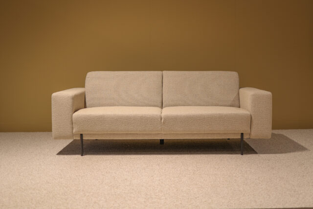 3 Zitsbank Axel 8211 Breed 220cm 8211 Stof Beige 05