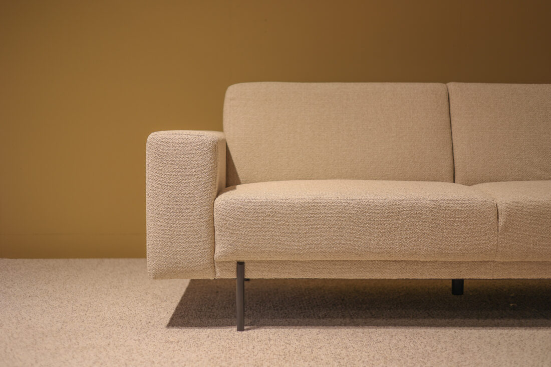3 Zitsbank Axel 8211 Breed 220cm 8211 Stof Beige 05