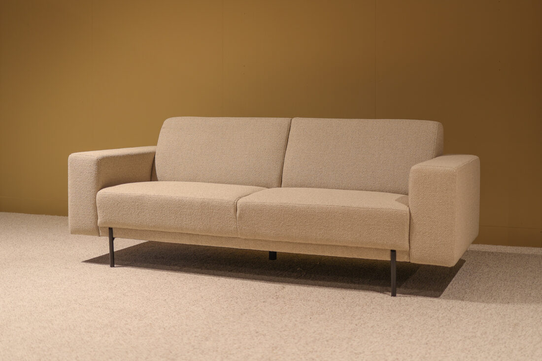 3 Zitsbank Axel 8211 Breed 220cm 8211 Stof Beige 05