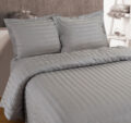 Hotel streep Grijs 140 x 200/260