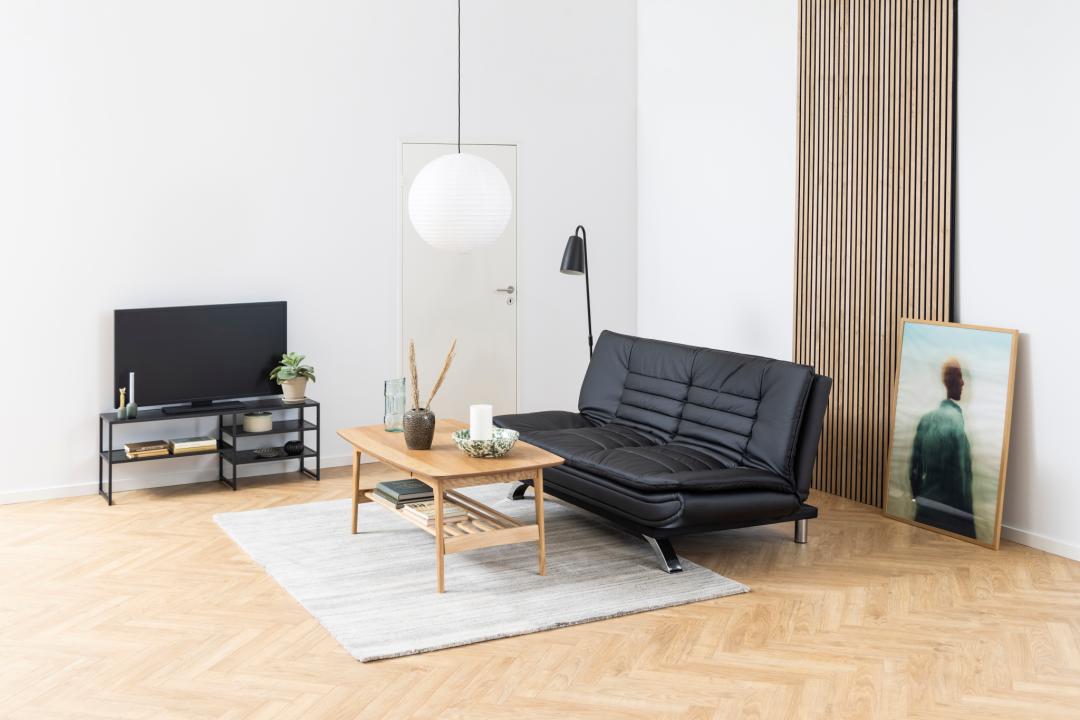 Slaapbank Geloof 8211 Stof Pu Zwart