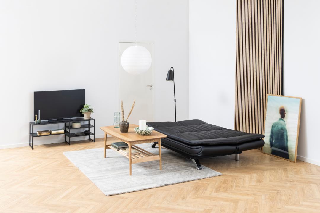 Slaapbank Geloof 8211 Stof Pu Zwart
