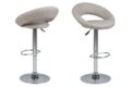 Barkruk Stevig - PU taupe - Staal (minimale bestelling 2 stuks)