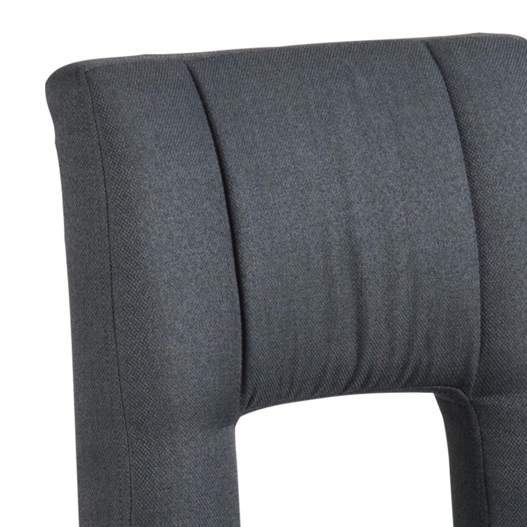 Barkruk Sylvia 8211 Stof Corsica Donkergrijs 8211 Staal Minimale Bestelling 2 Stuks