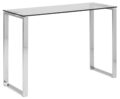 Haltafel Katrine - Helder glas - Chroomstaal