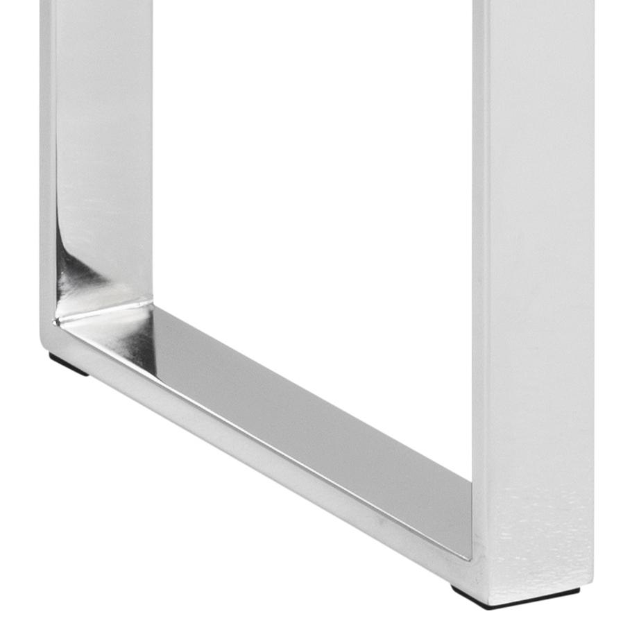 Haltafel Katrine 8211 Helder Glas 8211 Chroomstaal