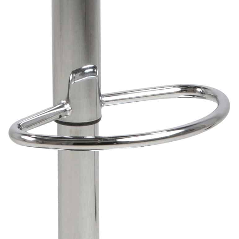Barkruk Grace 8211 Pu Zwart Wit 8211 Staal