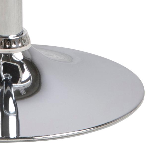 Barkruk Grace 8211 Pu Zwart Wit 8211 Chroom Minimale Bestelling 2 Stuks