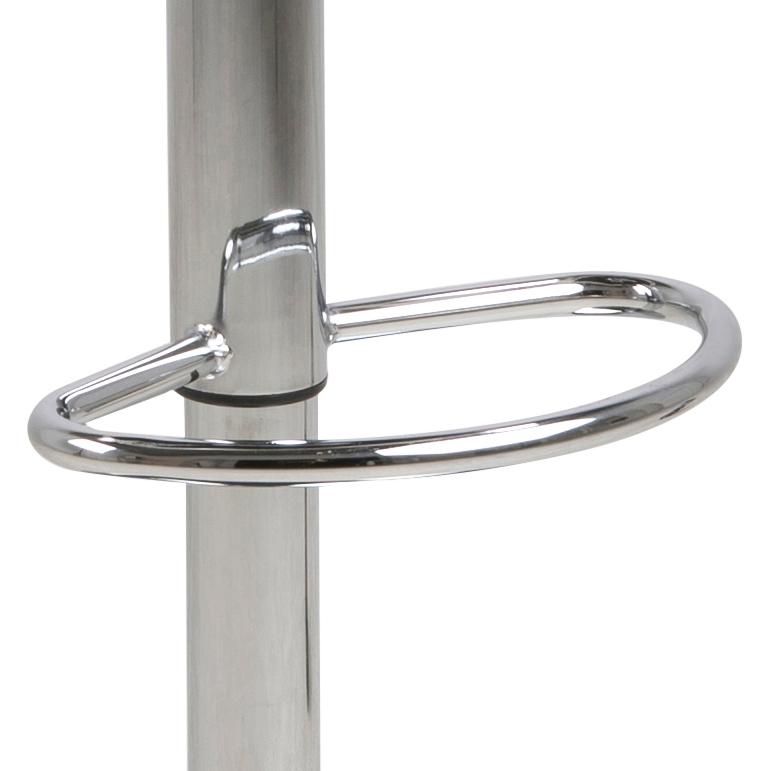 Barkruk Grace 8211 Pu Zwart Wit 8211 Chroom Minimale Bestelling 2 Stuks