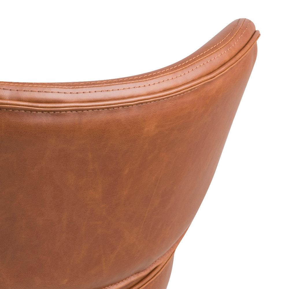 Loungestoel Cazar 8211 Pu Vintage Cognac