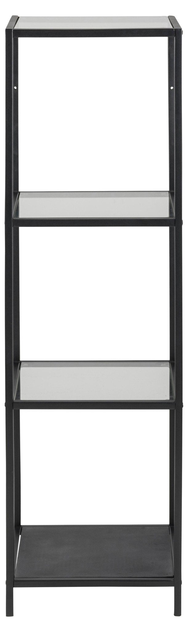 Boekenkast Seaford 8211 Zwart Metaal 8211 Glas
