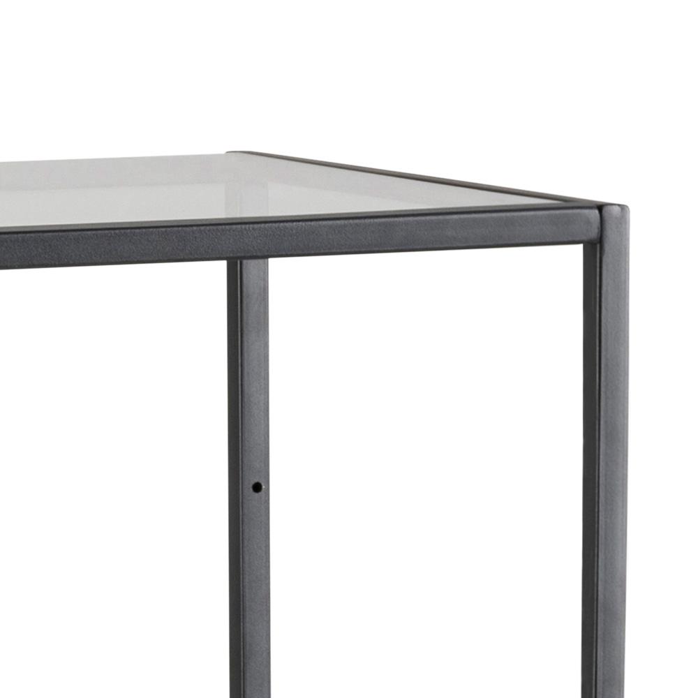 Boekenkast Seaford 8211 Zwart Metaal 8211 Glas