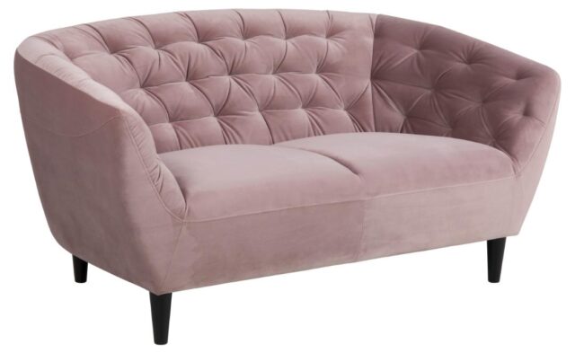 2 Zitsbank Ria 8211 Stof Vic Dusty Rose