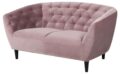 2-zitsbank Ria - Stof Vic Dusty roze