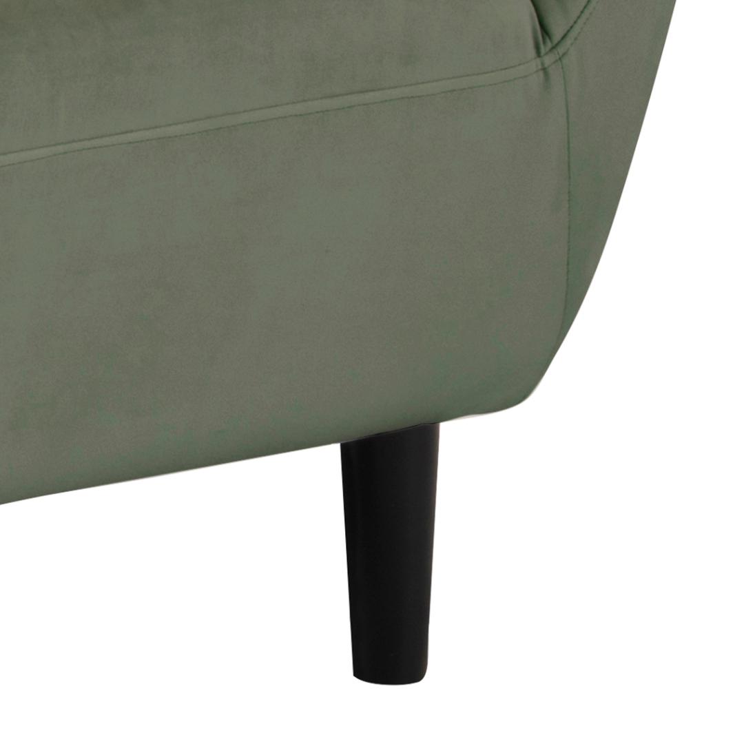 3 Zitsbank Ria 8211 Stof Groen Fluweel