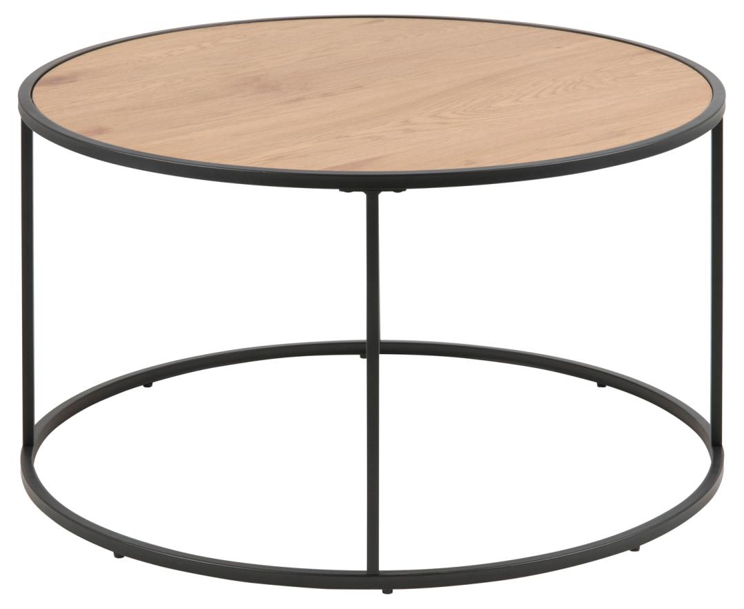 Bijzettafel Seaford 8211 Wild Eiken Melamine 8211 Metaal