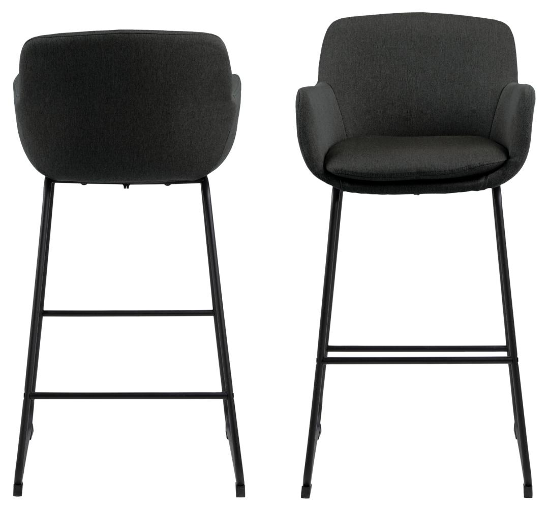 Barkruk Lisa 8211 Stof Town Donkergrijs 8211 Staal Minimale Bestelling 2 Stuks