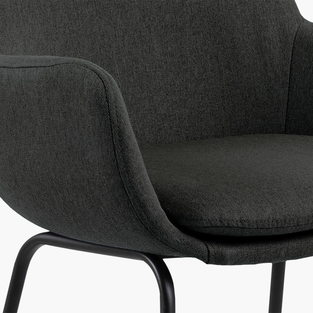 Barkruk Lisa 8211 Stof Town Donkergrijs 8211 Staal Minimale Bestelling 2 Stuks