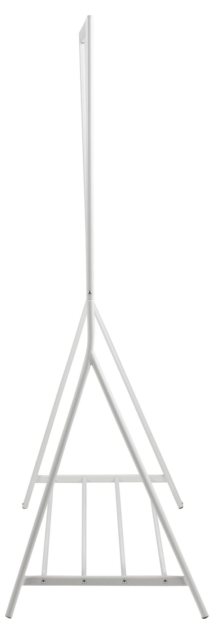 Kledingrek Brent 8211 Wit Metaal Chroom