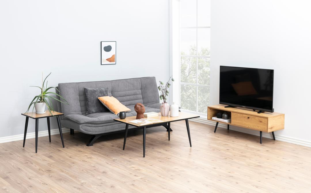 Slaapbank Geloof 8211 Stof Lichtgrijs