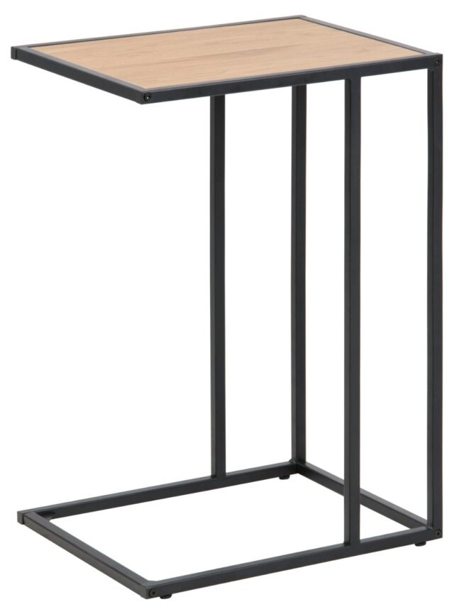 Bijzettafel Seaford 8211 Zwart Eiken Melamine
