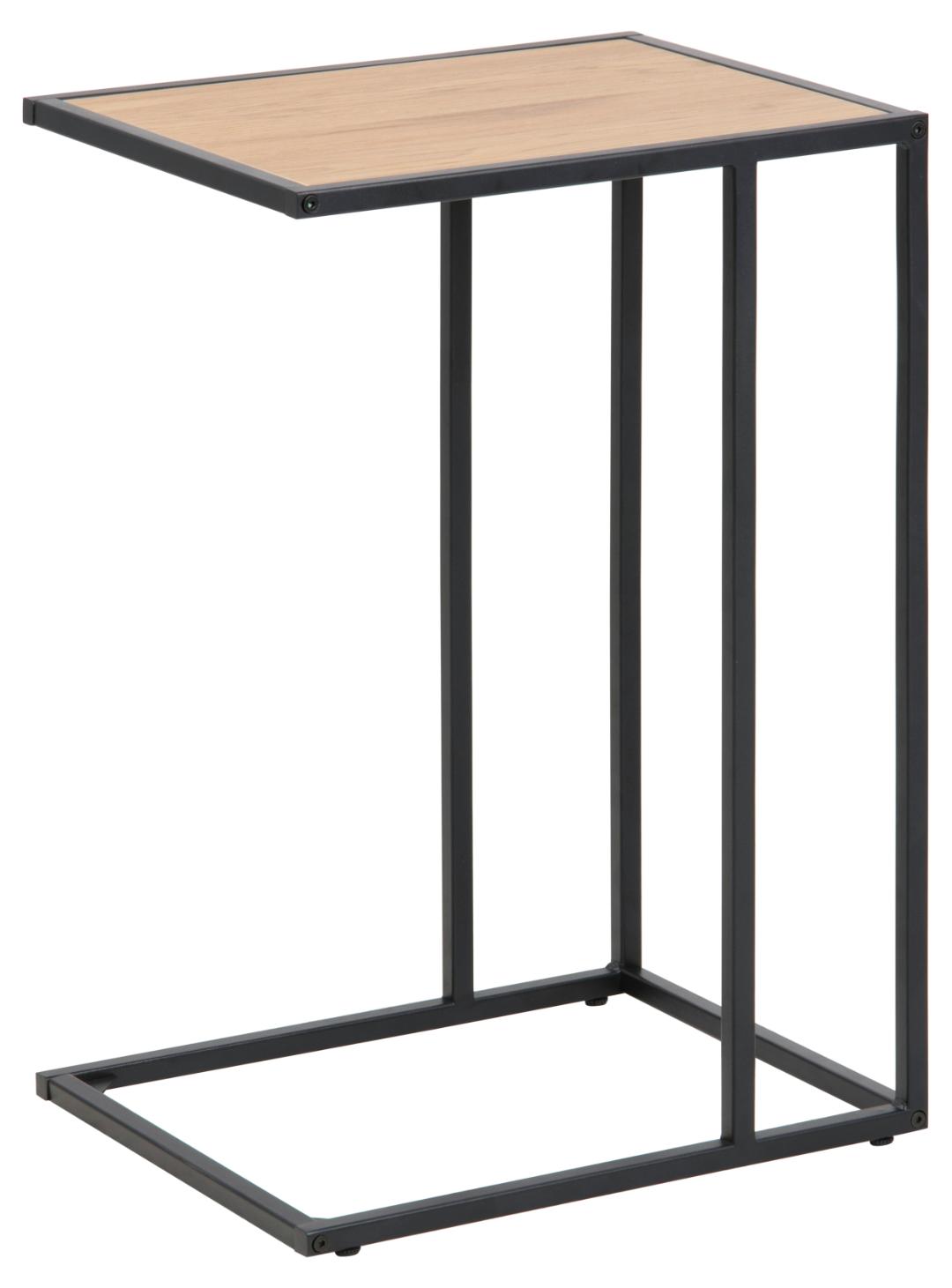 Bijzettafel Seaford 8211 Zwart Eiken Melamine