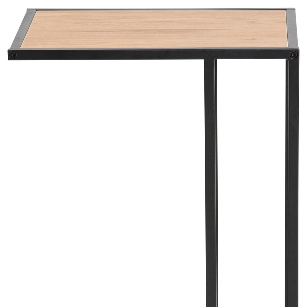 Bijzettafel Seaford 8211 Zwart Eiken Melamine