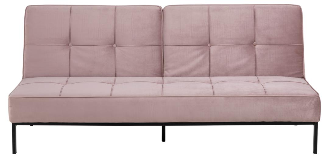 Slaapbank Perugia 8211 Stof Dusty Rose