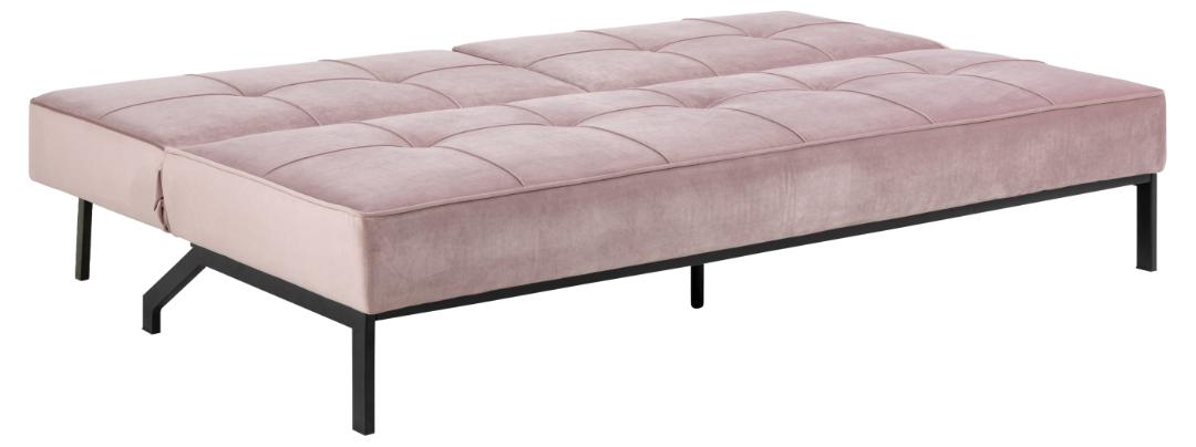 Slaapbank Perugia 8211 Stof Dusty Rose