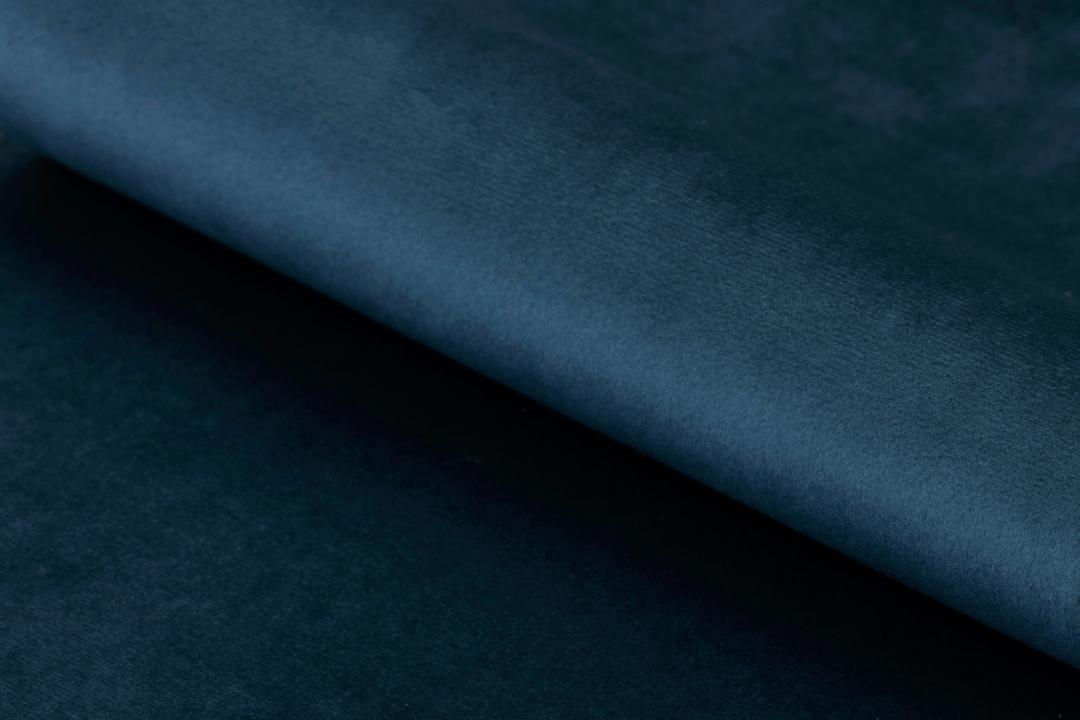 Eetkamerstoel Eris 8211 Stof Vic Marineblauw 8211 Zwart Metaal Minimale Bestelling 2 Stuks