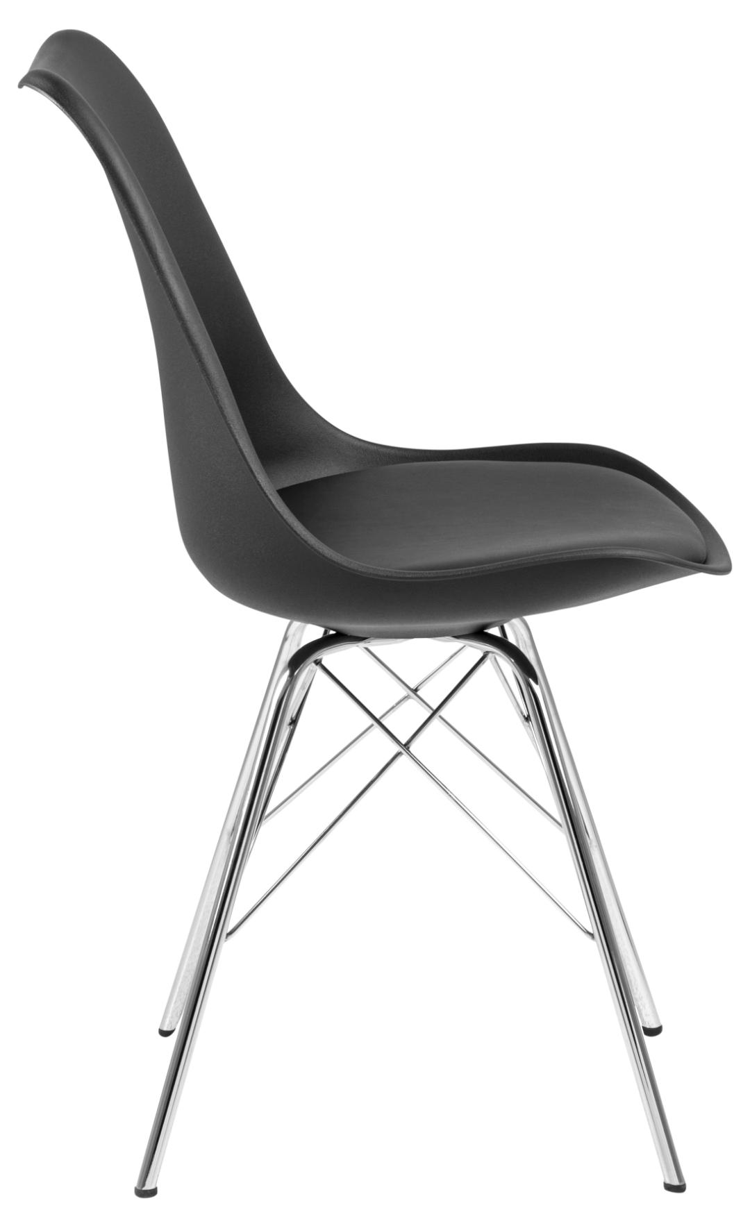 Eetkamerstoel Eris 8211 Zwart Pu 8211 Metaal Minimale Bestelling 4 Stuks Eetkamerstoel Eris 8211 Zwart Pu 8211 Metaal Minimale Bestelling 4 Stuks