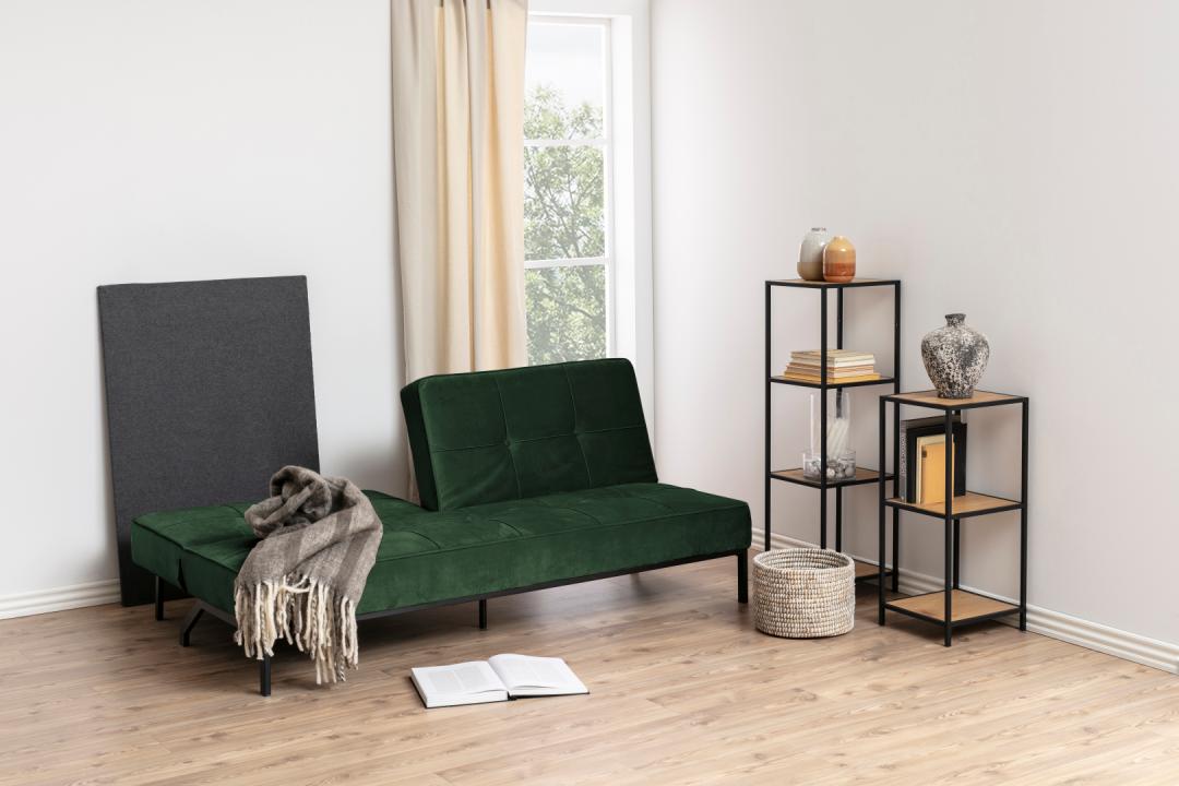 Slaapbank Perugia 8211 Stof Bosgroen